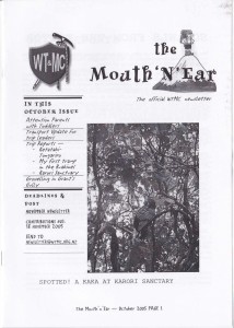 newsletter cover October 2005