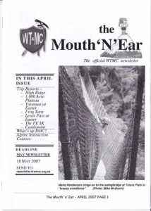 newsletter cover April 2007