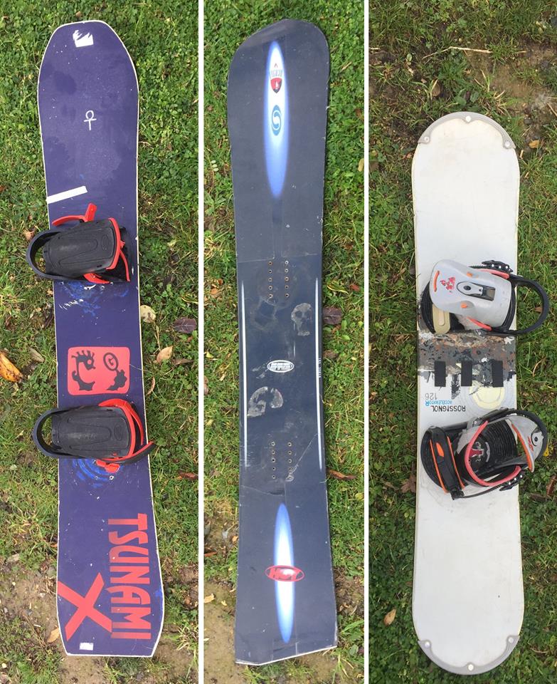 lost snowboards