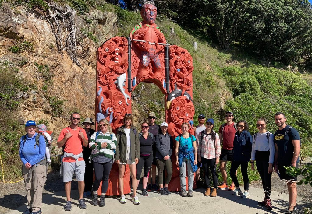 Group at the start of Matiu/Somes Island