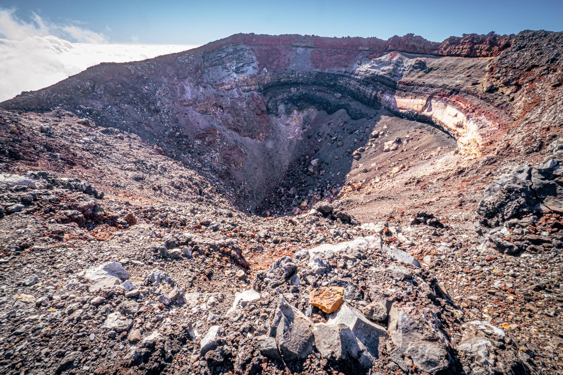 Mt Ngāuruhoe crater