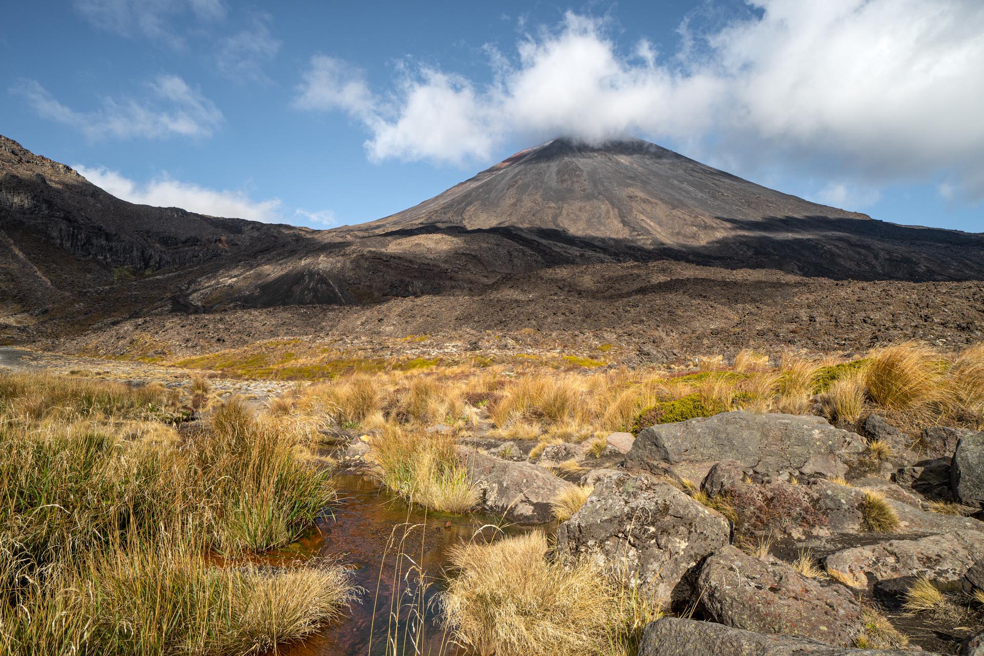 Lower slopes of Mt Ngāuruhoe