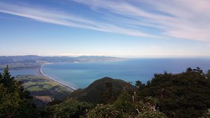 Palliser Bay from the summit of Mt Matthews