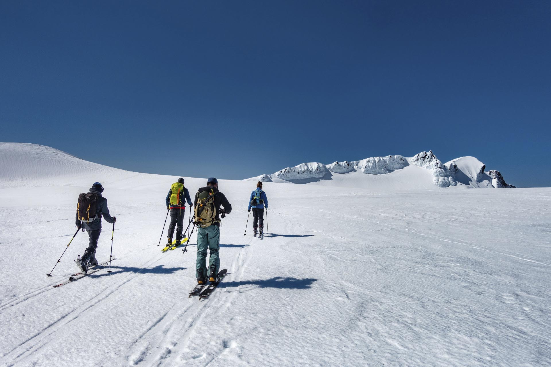 Ski touring Mt Ruapehu