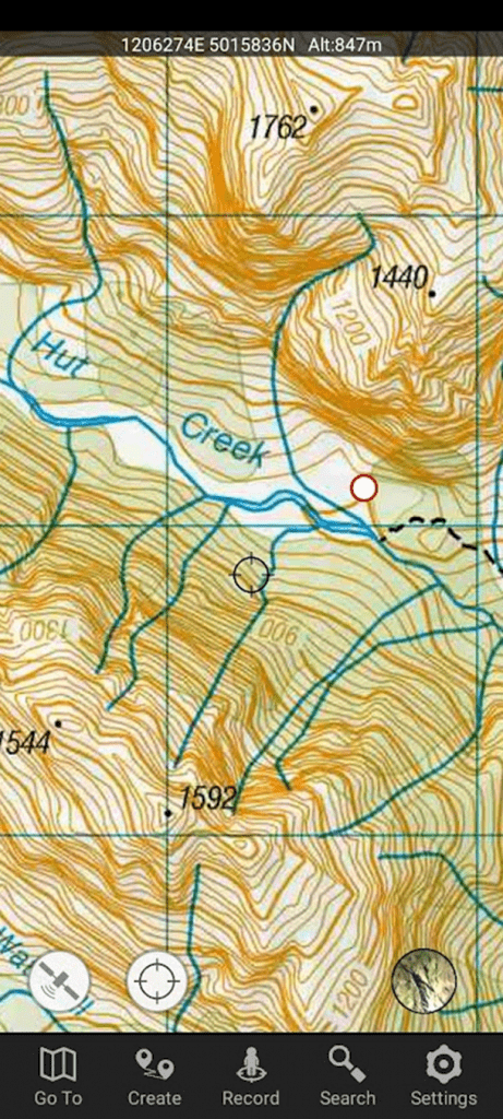 DOC map detail