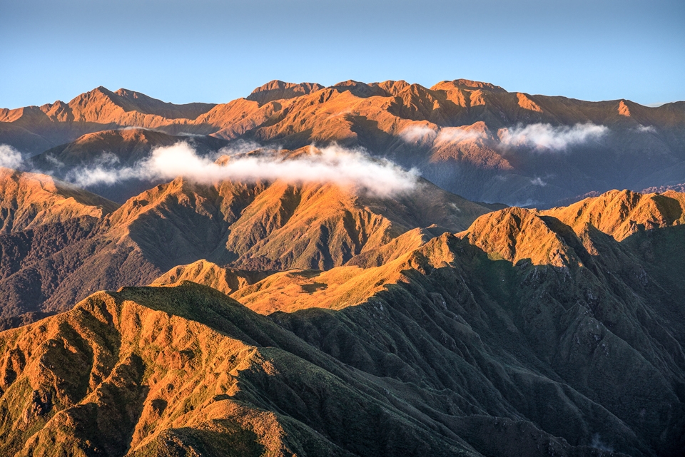 The Tararua photographed from Mt Hector