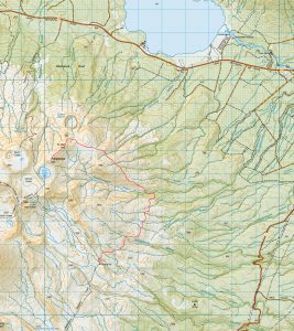 Route map for Te Tatau Pounamu Wilderness