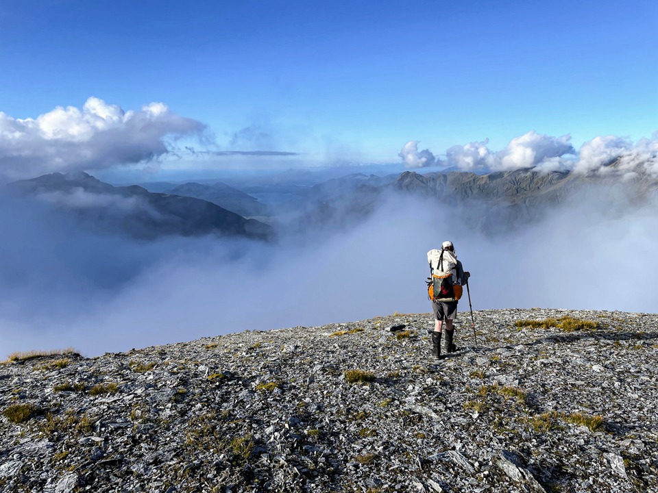 View north from the summit of Mt Ross