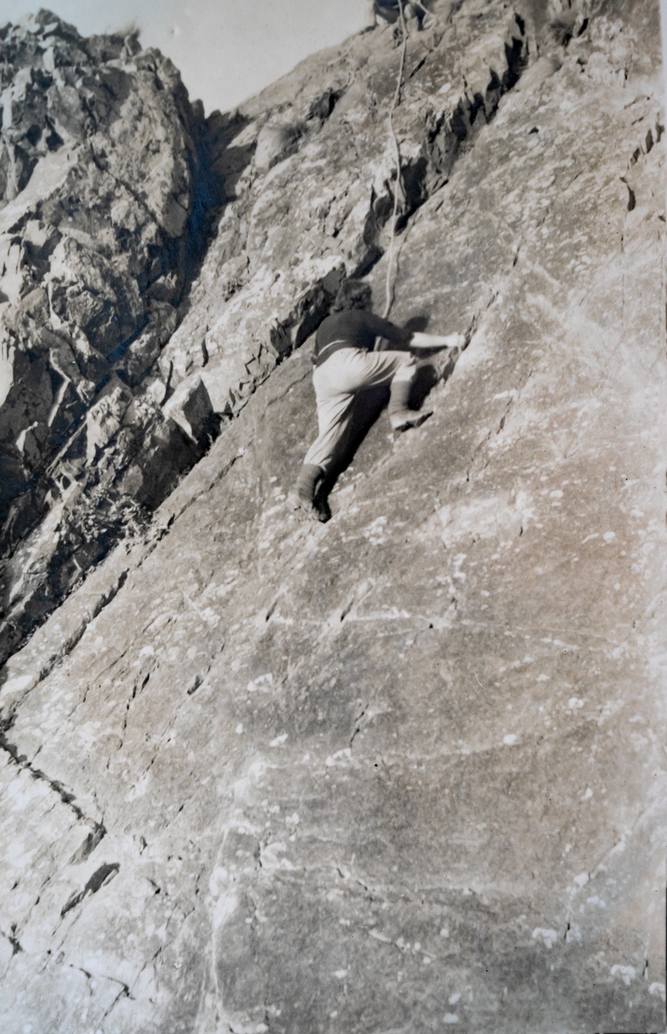 Rock climbing instruction at Titahi Bay