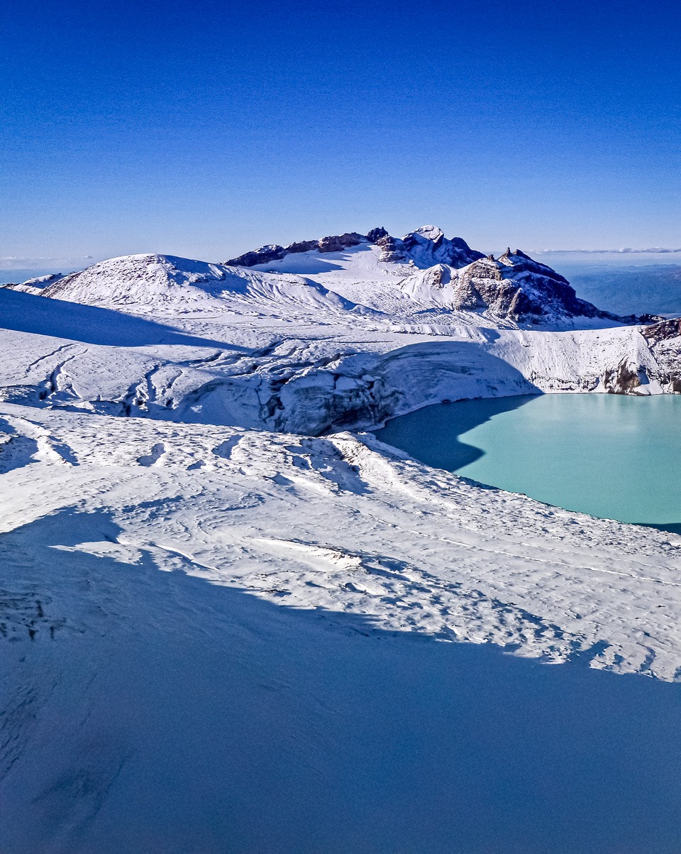 The Unnamed Glacier. Mt Ruapehu's smallest but most unusual glacier