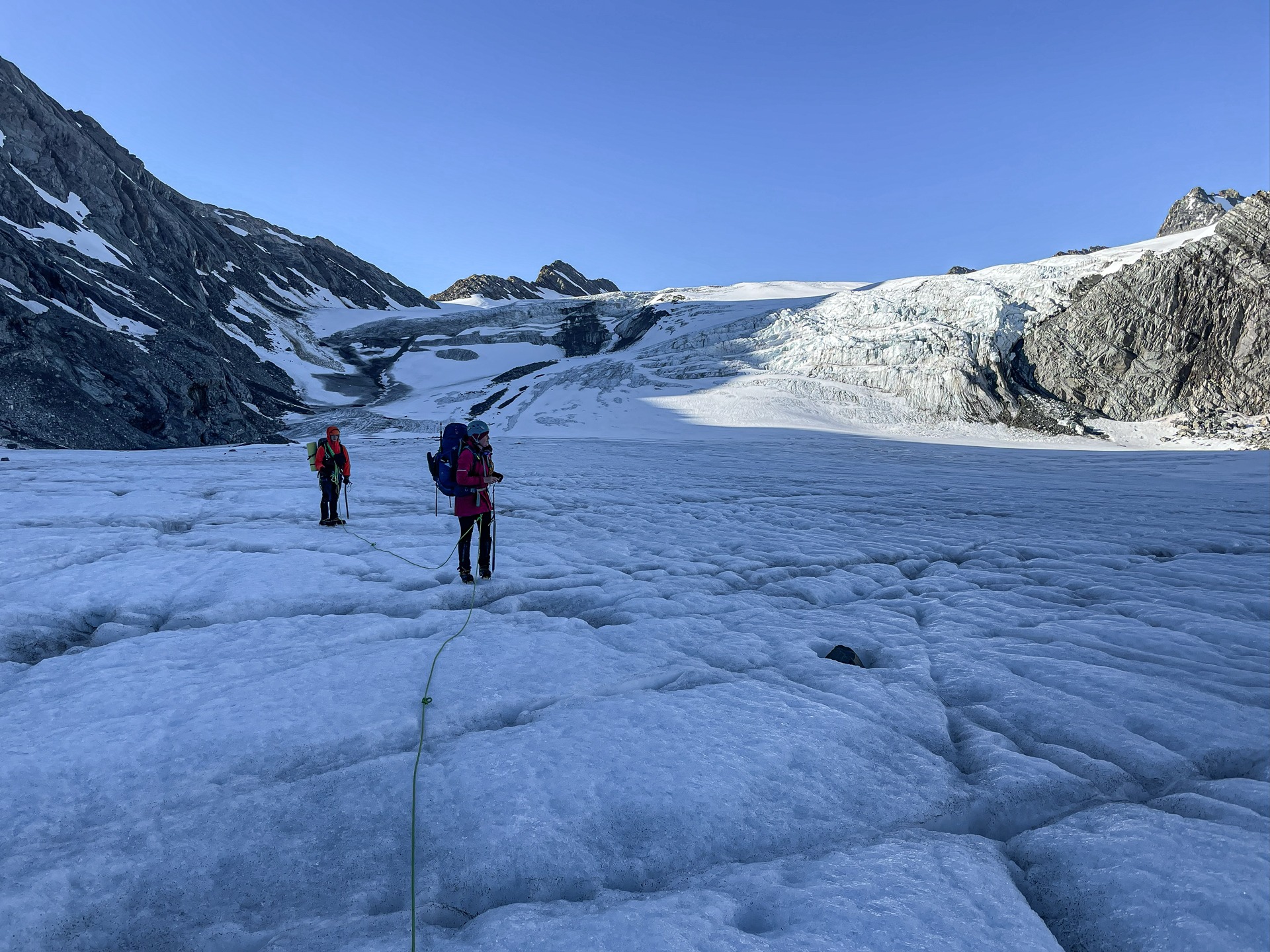  View up the Lambert Glacier 